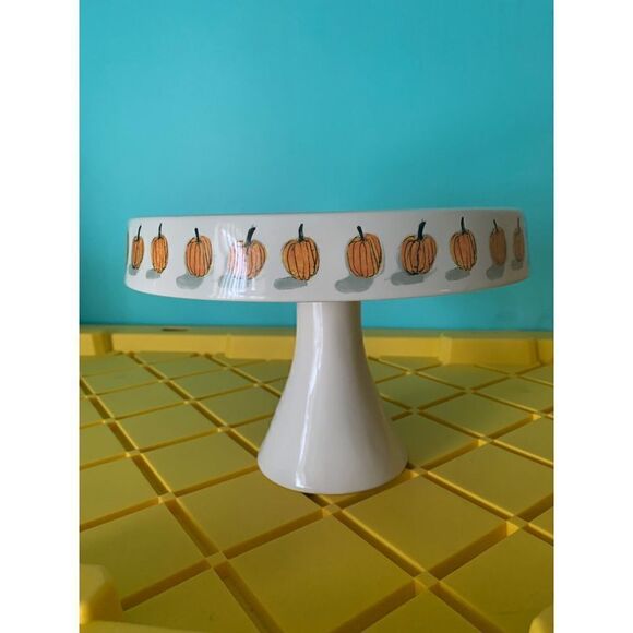 Rae Dunn Pumpkin Cake Stand - Picture 1 of 2